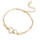 Fashion Double Heart Bracelet Women's Jewelry