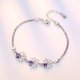 Fashion Ladies Amethyst Heart-shaped Hand Jewelry